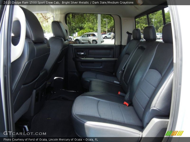 Bright Silver Metallic / Dark Slate/Medium Graystone 2010 Dodge Ram 1500 Sport Crew Cab