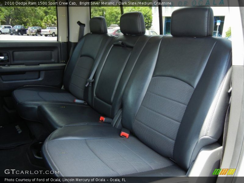 Bright Silver Metallic / Dark Slate/Medium Graystone 2010 Dodge Ram 1500 Sport Crew Cab