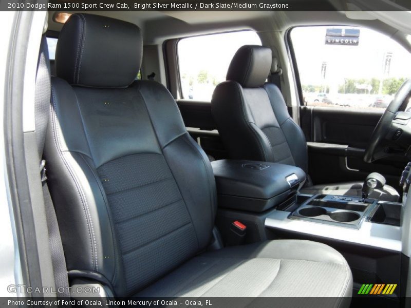 Bright Silver Metallic / Dark Slate/Medium Graystone 2010 Dodge Ram 1500 Sport Crew Cab