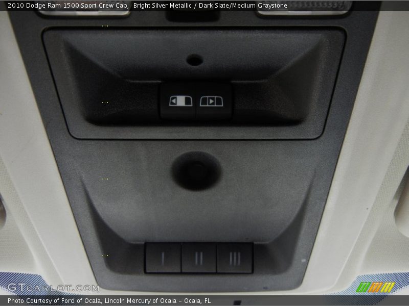Bright Silver Metallic / Dark Slate/Medium Graystone 2010 Dodge Ram 1500 Sport Crew Cab