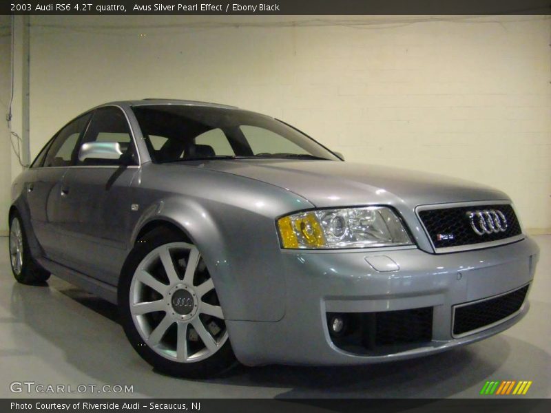 Avus Silver Pearl Effect / Ebony Black 2003 Audi RS6 4.2T quattro