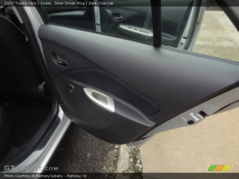 Silver Streak Mica / Dark Charcoal 2007 Toyota Yaris S Sedan