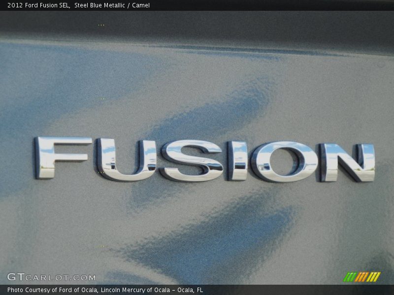 Steel Blue Metallic / Camel 2012 Ford Fusion SEL