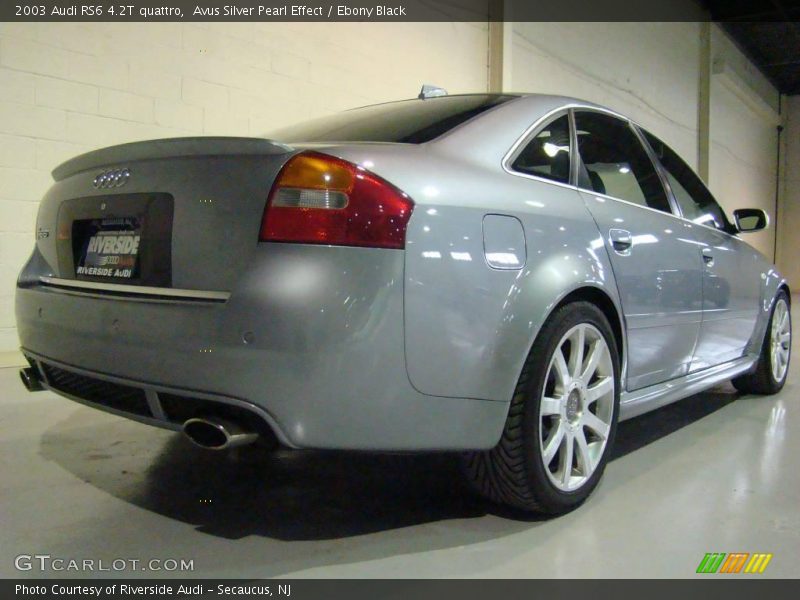 Avus Silver Pearl Effect / Ebony Black 2003 Audi RS6 4.2T quattro