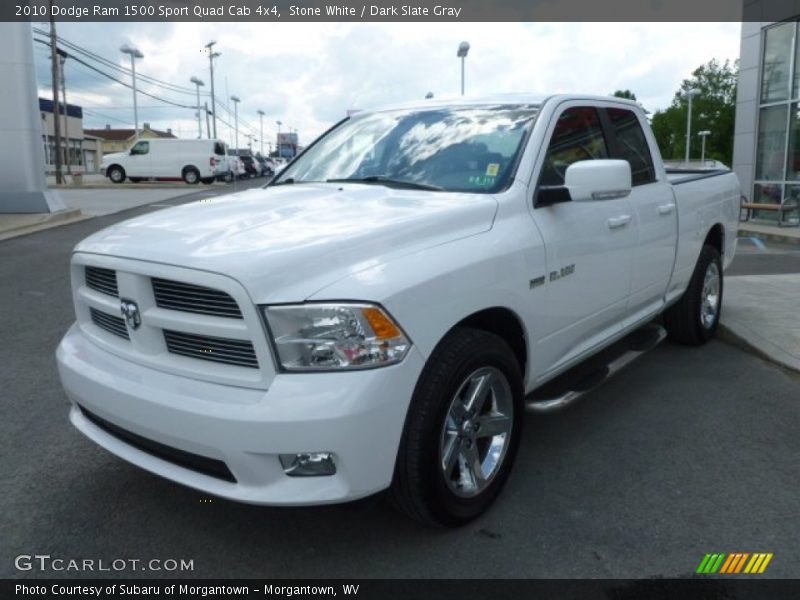 Stone White / Dark Slate Gray 2010 Dodge Ram 1500 Sport Quad Cab 4x4