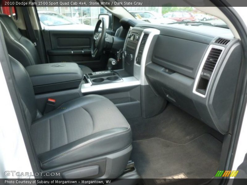 Stone White / Dark Slate Gray 2010 Dodge Ram 1500 Sport Quad Cab 4x4
