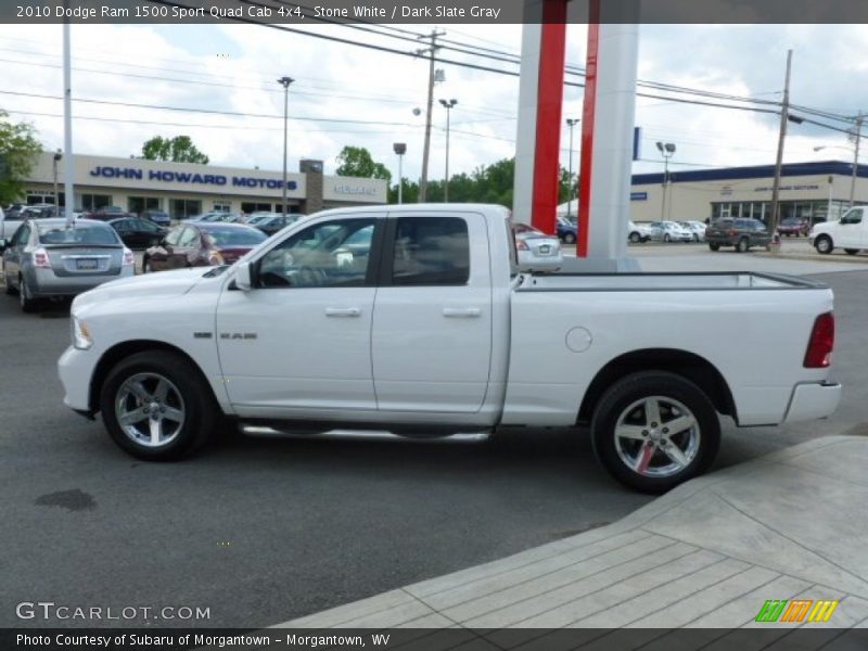 Stone White / Dark Slate Gray 2010 Dodge Ram 1500 Sport Quad Cab 4x4