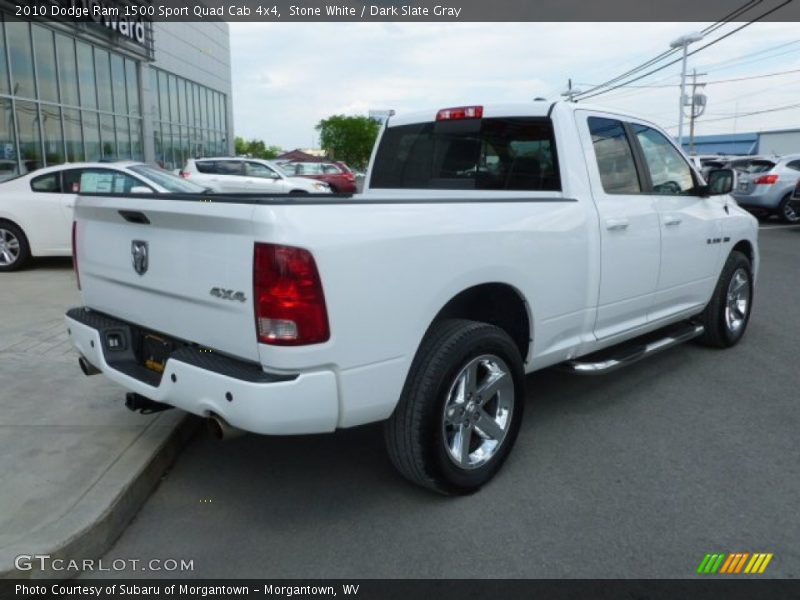 Stone White / Dark Slate Gray 2010 Dodge Ram 1500 Sport Quad Cab 4x4