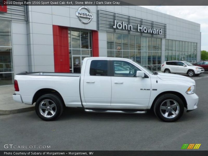 Stone White / Dark Slate Gray 2010 Dodge Ram 1500 Sport Quad Cab 4x4
