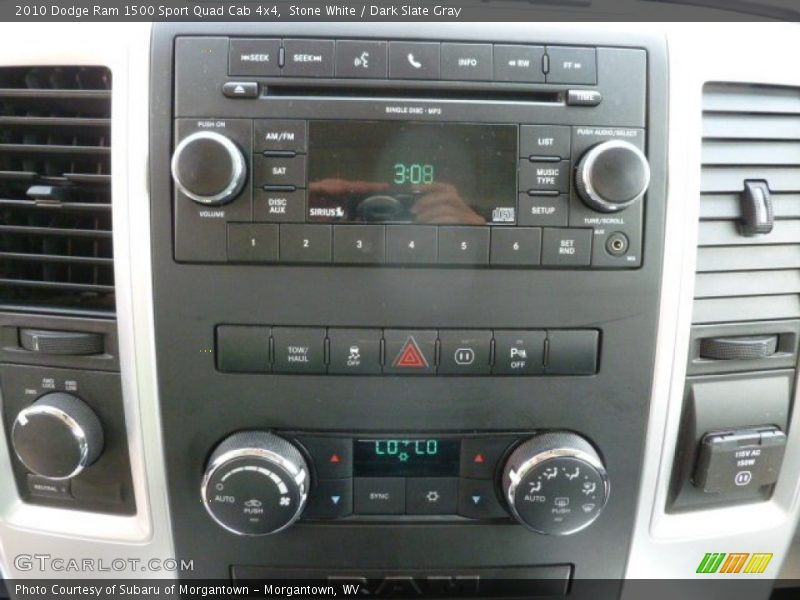 Stone White / Dark Slate Gray 2010 Dodge Ram 1500 Sport Quad Cab 4x4