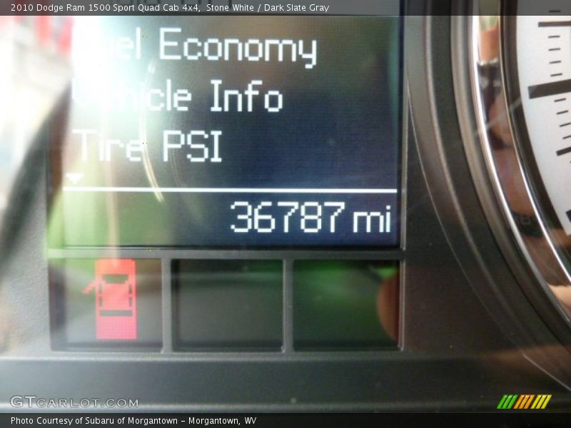 Stone White / Dark Slate Gray 2010 Dodge Ram 1500 Sport Quad Cab 4x4