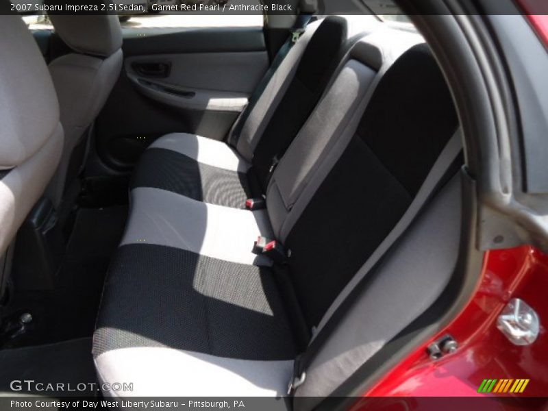 Garnet Red Pearl / Anthracite Black 2007 Subaru Impreza 2.5i Sedan