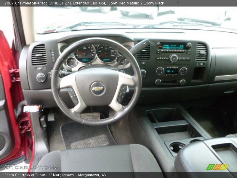 Sport Red Metallic / Ebony Black 2007 Chevrolet Silverado 1500 LT Z71 Extended Cab 4x4