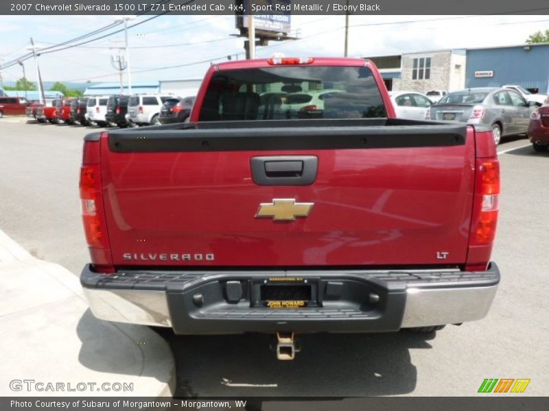Sport Red Metallic / Ebony Black 2007 Chevrolet Silverado 1500 LT Z71 Extended Cab 4x4