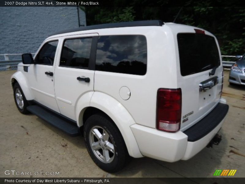 Stone White / Red/Black 2007 Dodge Nitro SLT 4x4