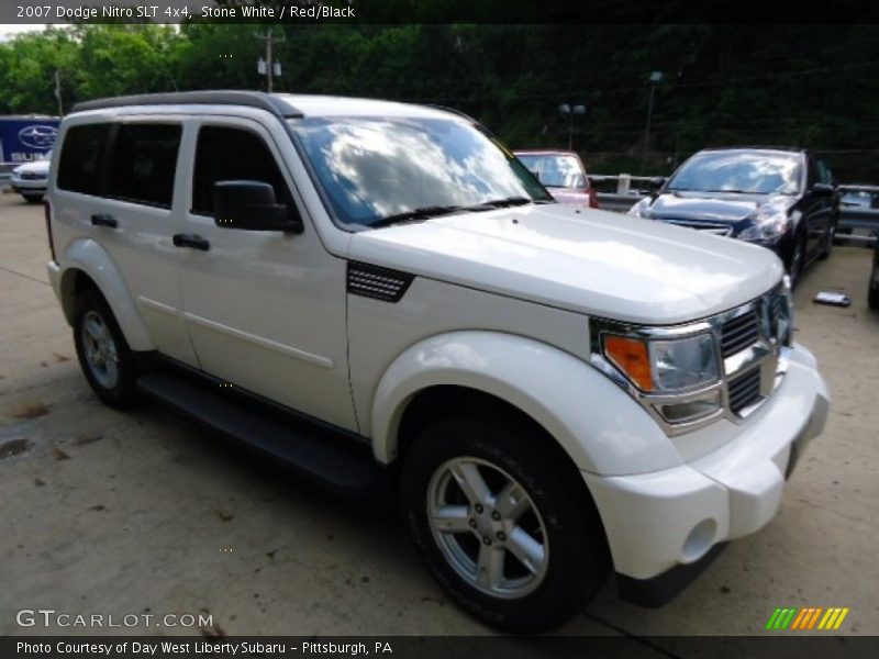 Stone White / Red/Black 2007 Dodge Nitro SLT 4x4