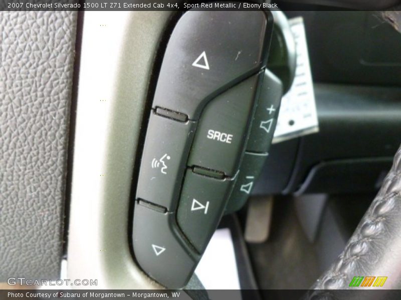 Sport Red Metallic / Ebony Black 2007 Chevrolet Silverado 1500 LT Z71 Extended Cab 4x4