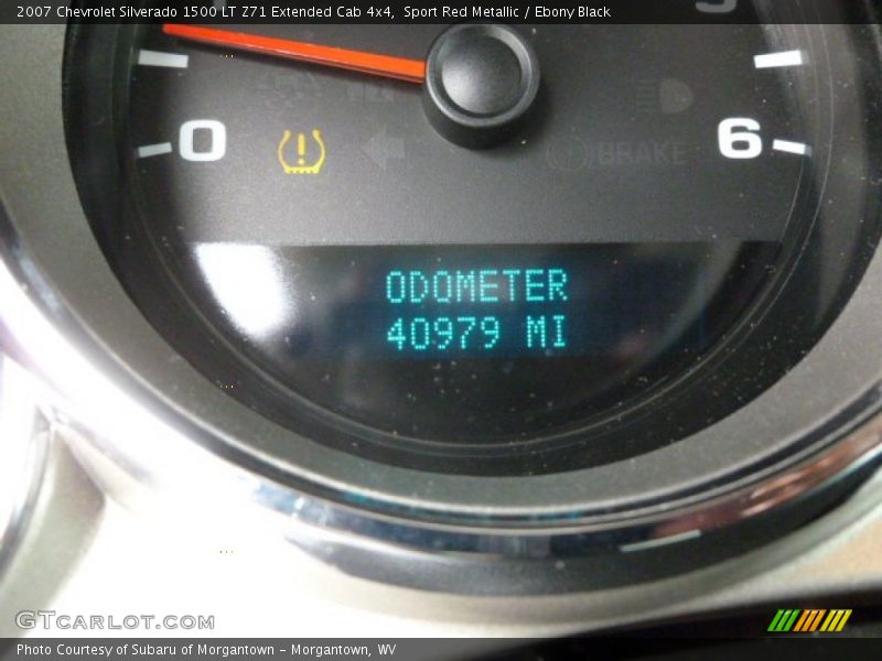 Sport Red Metallic / Ebony Black 2007 Chevrolet Silverado 1500 LT Z71 Extended Cab 4x4