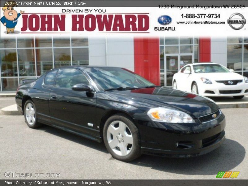 Black / Gray 2007 Chevrolet Monte Carlo SS