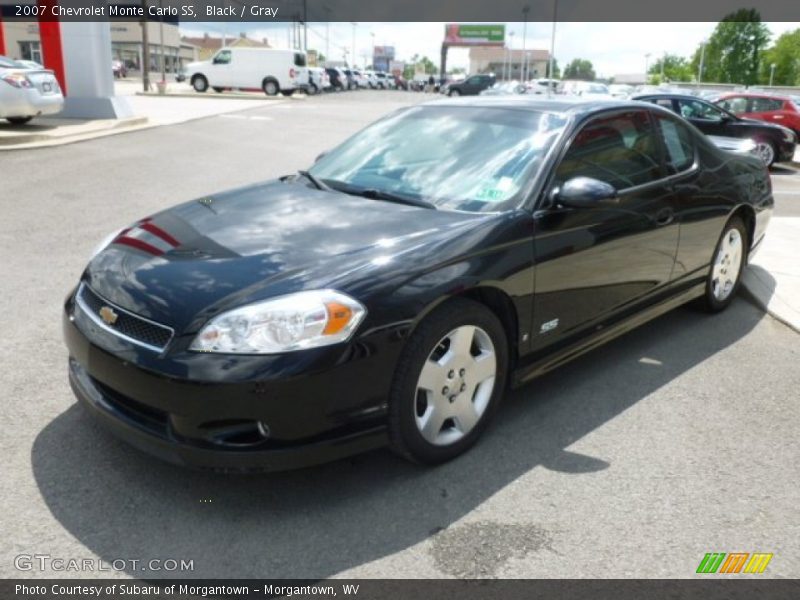 Black / Gray 2007 Chevrolet Monte Carlo SS