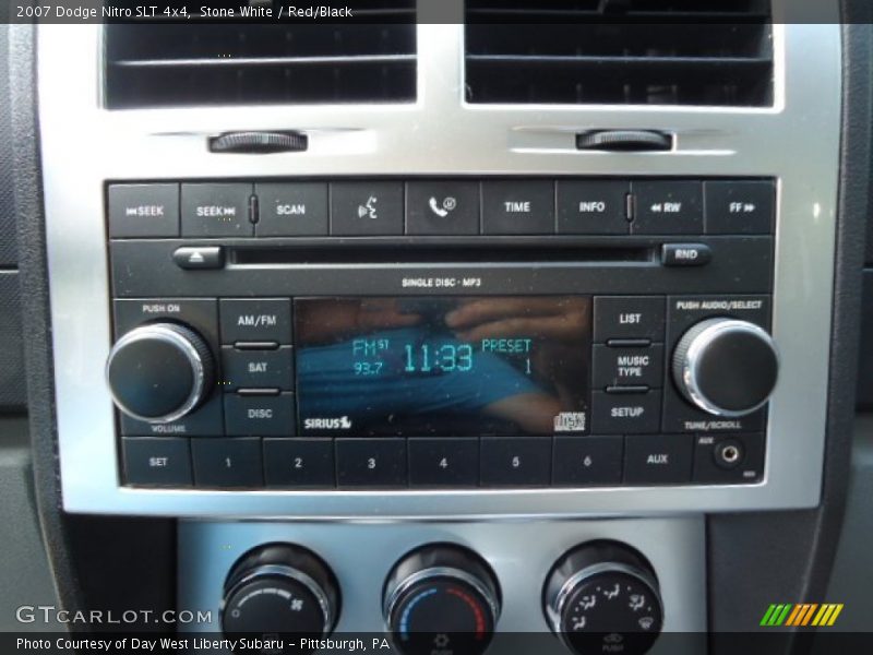 Stone White / Red/Black 2007 Dodge Nitro SLT 4x4
