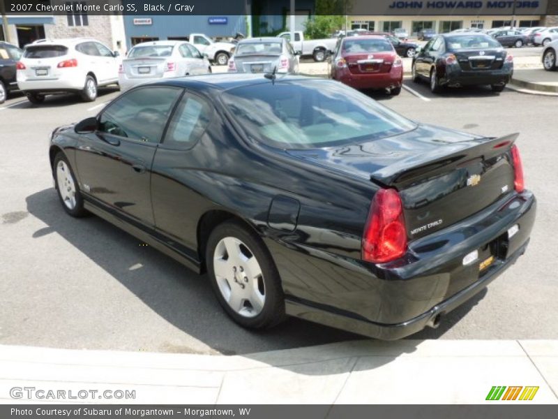 Black / Gray 2007 Chevrolet Monte Carlo SS