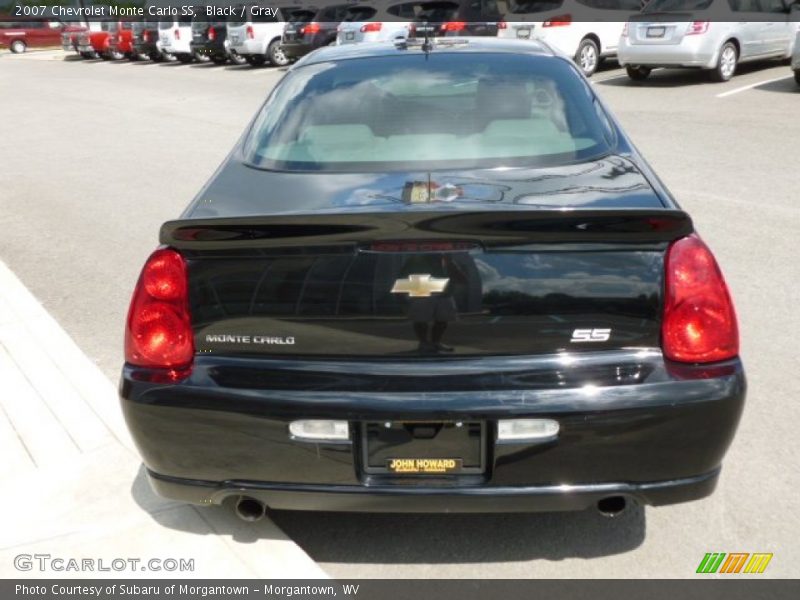 Black / Gray 2007 Chevrolet Monte Carlo SS