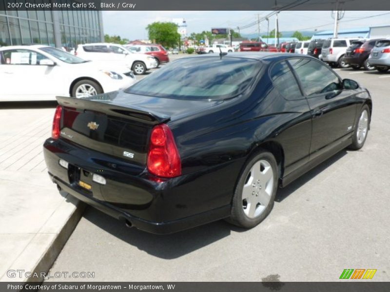 Black / Gray 2007 Chevrolet Monte Carlo SS