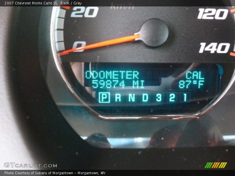 Black / Gray 2007 Chevrolet Monte Carlo SS