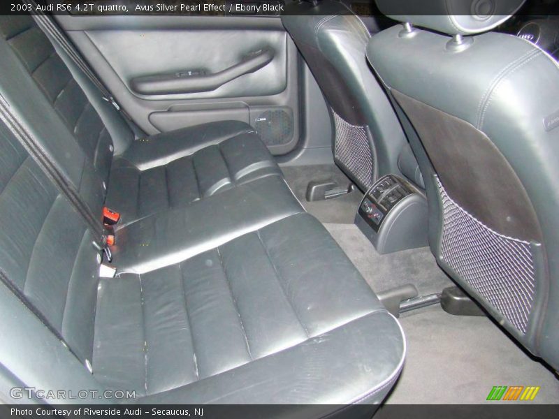 Avus Silver Pearl Effect / Ebony Black 2003 Audi RS6 4.2T quattro