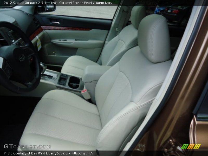 Caramel Bronze Pearl / Warm Ivory 2012 Subaru Outback 2.5i Limited