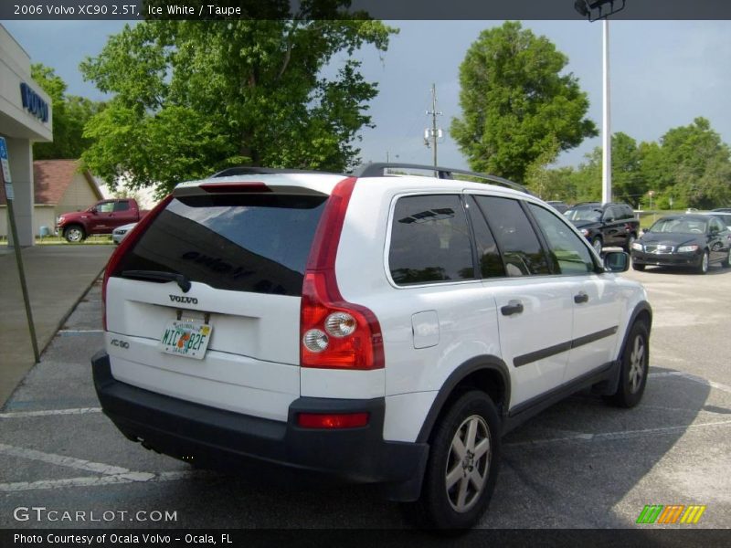 Ice White / Taupe 2006 Volvo XC90 2.5T