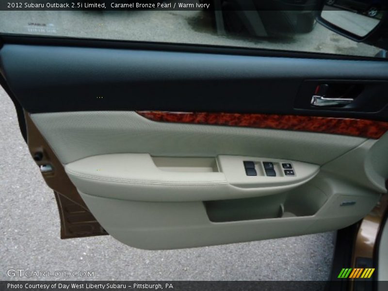 Caramel Bronze Pearl / Warm Ivory 2012 Subaru Outback 2.5i Limited