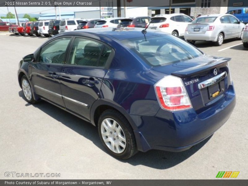 Blue Onyx / Charcoal 2011 Nissan Sentra 2.0 S