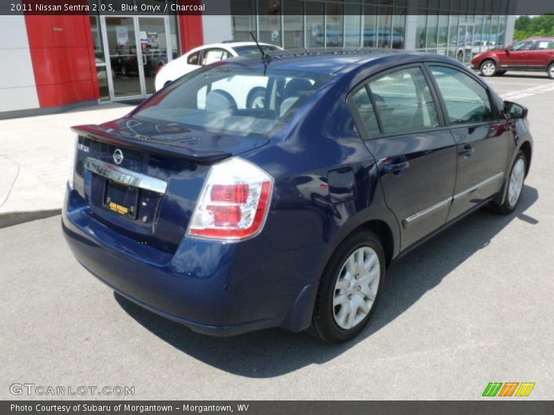 Blue Onyx / Charcoal 2011 Nissan Sentra 2.0 S