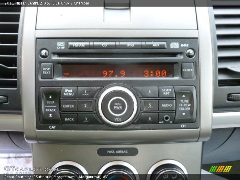 Blue Onyx / Charcoal 2011 Nissan Sentra 2.0 S