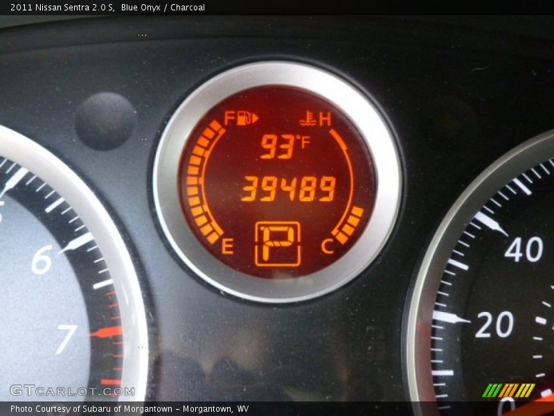 Blue Onyx / Charcoal 2011 Nissan Sentra 2.0 S
