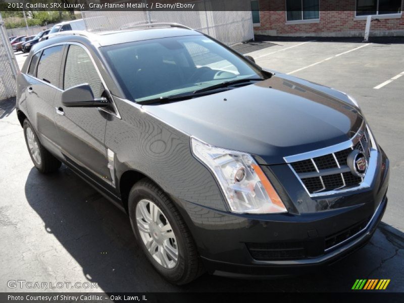 Gray Flannel Metallic / Ebony/Ebony 2012 Cadillac SRX Luxury