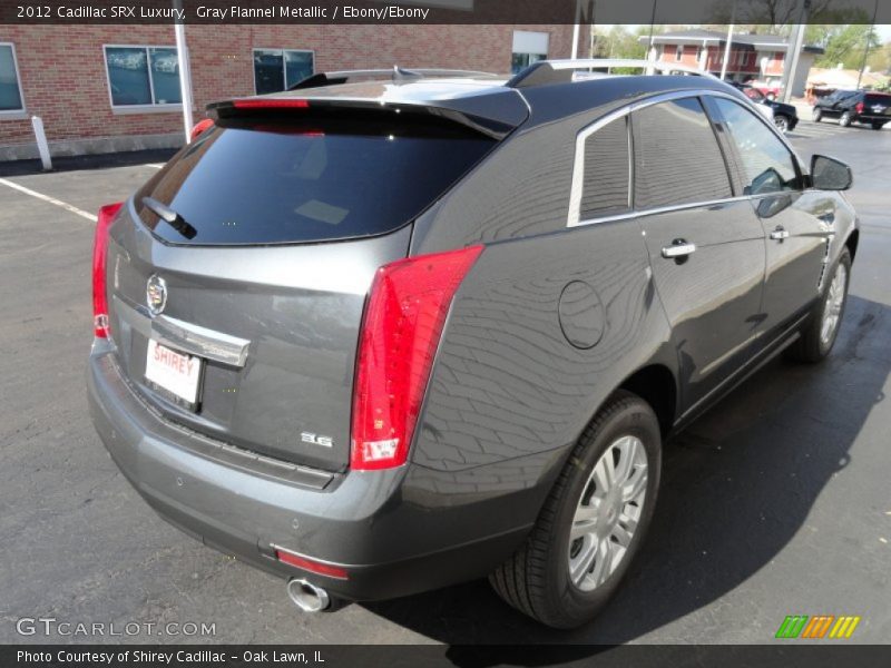 Gray Flannel Metallic / Ebony/Ebony 2012 Cadillac SRX Luxury