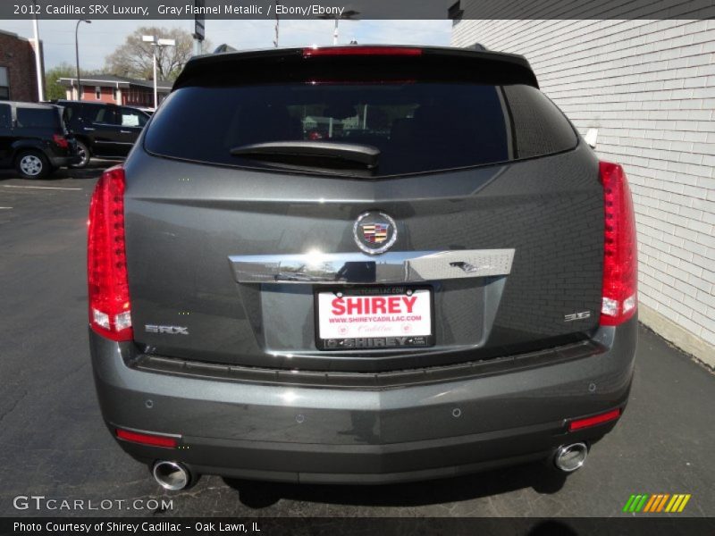 Gray Flannel Metallic / Ebony/Ebony 2012 Cadillac SRX Luxury