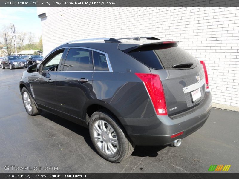 Gray Flannel Metallic / Ebony/Ebony 2012 Cadillac SRX Luxury