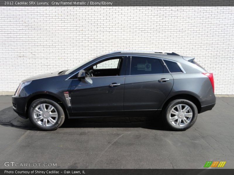 Gray Flannel Metallic / Ebony/Ebony 2012 Cadillac SRX Luxury