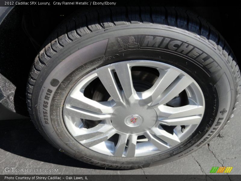 Gray Flannel Metallic / Ebony/Ebony 2012 Cadillac SRX Luxury