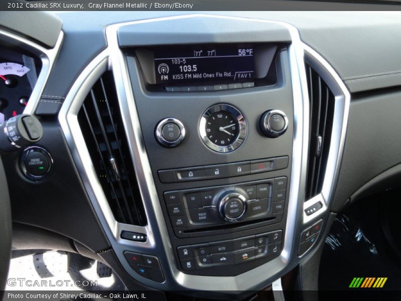 Gray Flannel Metallic / Ebony/Ebony 2012 Cadillac SRX Luxury