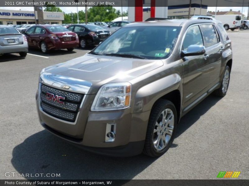 Mocha Steel Metallic / Jet Black 2011 GMC Terrain SLT AWD