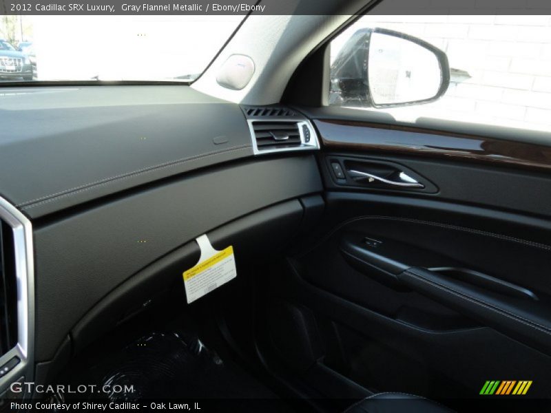 Gray Flannel Metallic / Ebony/Ebony 2012 Cadillac SRX Luxury