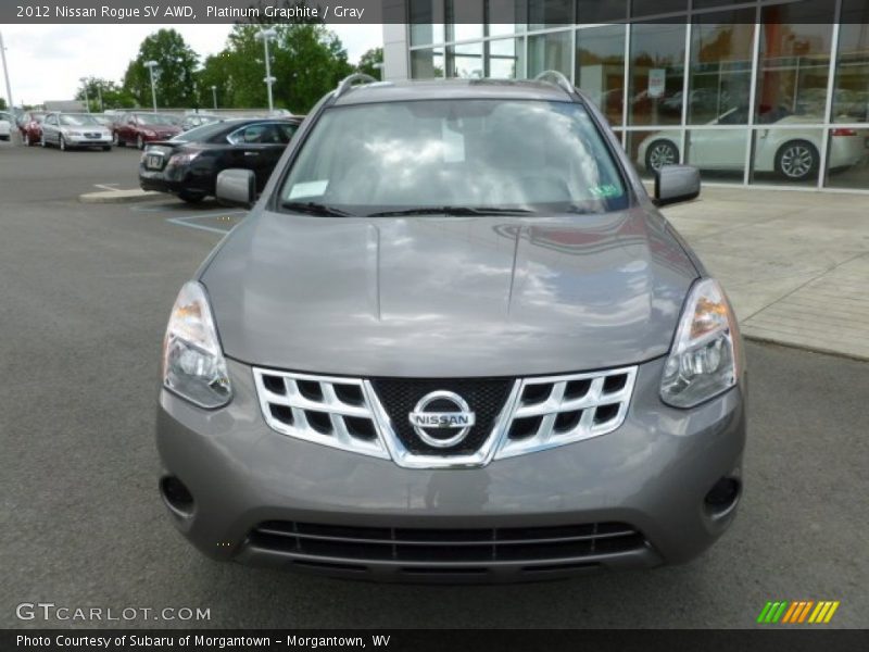 Platinum Graphite / Gray 2012 Nissan Rogue SV AWD