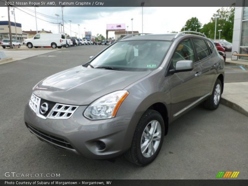 Platinum Graphite / Gray 2012 Nissan Rogue SV AWD