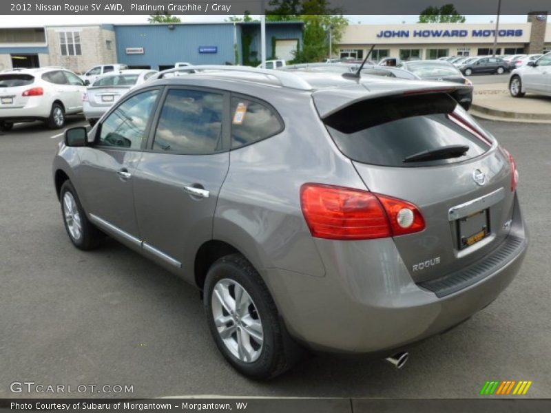Platinum Graphite / Gray 2012 Nissan Rogue SV AWD