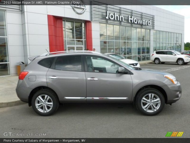 Platinum Graphite / Gray 2012 Nissan Rogue SV AWD